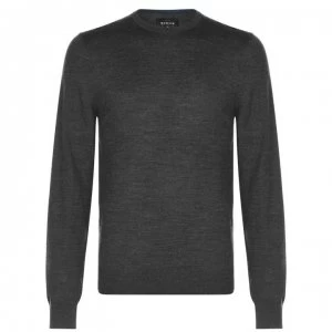 image of Howick Merino Crew Jumper - Charcoal