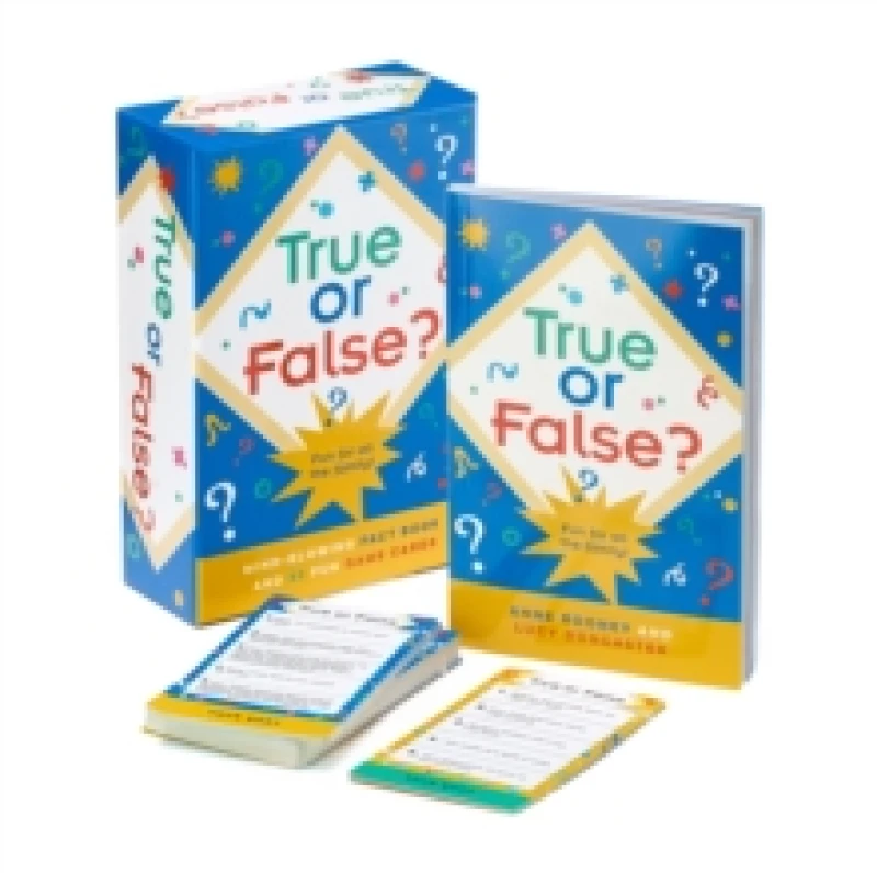 Image of True or False? Mind-Blowing 128-page Fact Book and 52 Fun Game Cards Paperback / softback
