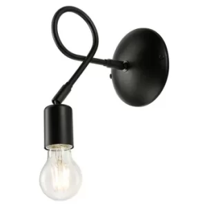 Image of Harry Wall Light Black, 1x E27
