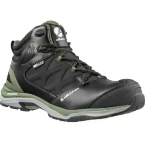 Image of Albatros Mens Ultratrail Olive Ctx Mid Safety Boots Black / Olive Size 8