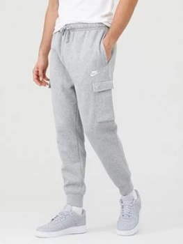 Image of Nike Sportswear Club Fleece Cargo Joggers - Dark Grey