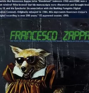 Image of Frank Zappa Francesco Zappa 1995 USA CD album RCD10546