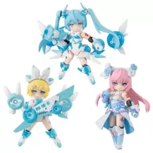 image of Snow Miku Desktop Singer Figures 8cm Assortment (3)