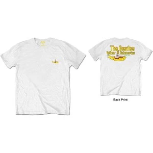 Image of The Beatles - Nothing Is Real Mens Large T-Shirt - White