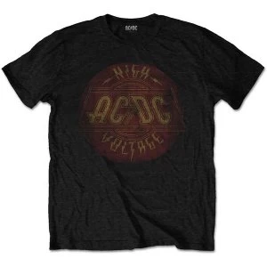 Image of AC/DC - High Voltage Vintage Mens Large T-Shirt - Black
