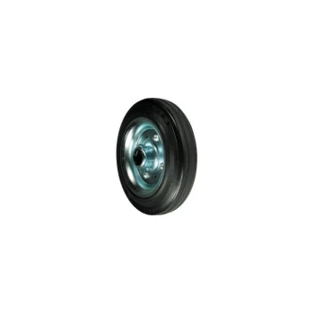 Image of Rubber Tyre Pressed Steel Centre 250MM - Atlas Workholders