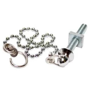 image of Plumbsure Metal Plastic Chain Stay Chrome Effect