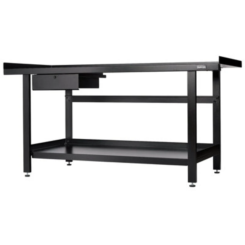 Image of Bunker Steel Workbench and Drawer B300-WB72D Length: 1.8m