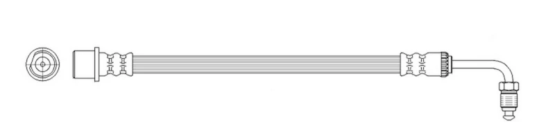 Image of K&K FT1107 Brake Hose Brake Hose (83)