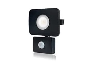 Image of Integral Compact Tough 20W Floodlight Black with PIR-Overide - ILFLC134POV