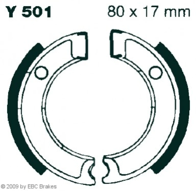 Image of EBC Brakes Brake Shoe Set EBC Brakes Y501
