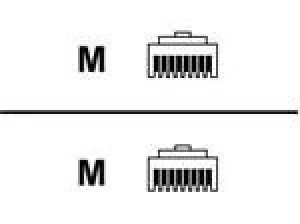 Image of Belkin High Performance - Patch cable - RJ-45 (M) - RJ-45 (M) - 1m - STP - ( CAT 6 ) - black