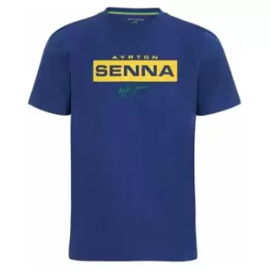 image of Ayrton Senna FW Logo Tee