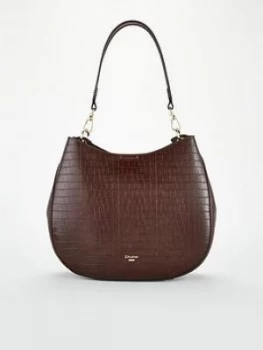 image of Dune London Demillie Large Slim Slouch Bag - Brown