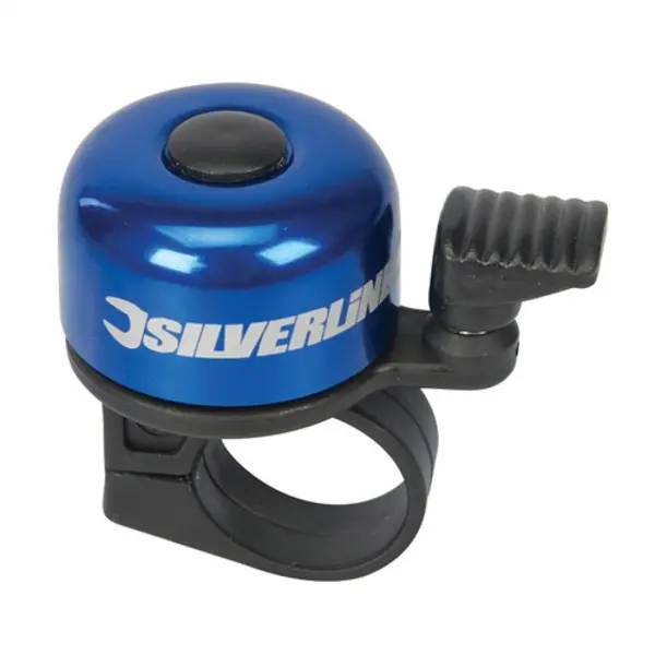 Image of Silverline One-Touch Ping Bicycle Bell - 80 x 100mm