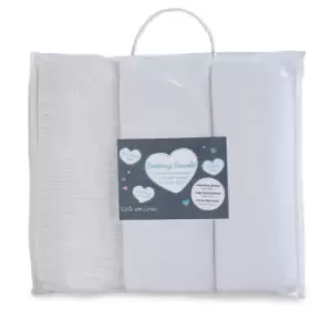 Image of Clair De Lune Cotbed Starter Set White