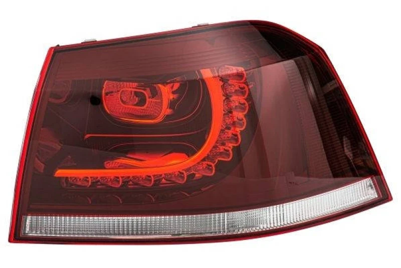 Image of HELLA 2SD 010 970-041 Rear light Outer section, with bulb holder, Right, WY21W Combination Rearlight (391)