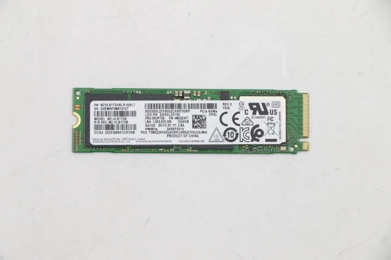 Image of Lenovo 00UP736 1TB M.2 PCI Express 3.0 NVMe