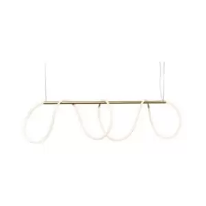 Image of Larissa Skopje Ceiling Pendant Light LED 60W Gold Matt