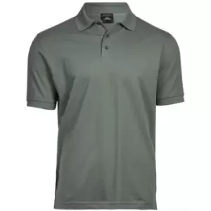 Image of Tee Jays Mens Luxury Stretch Pique Polo Shirt (S) (Leaf Green)