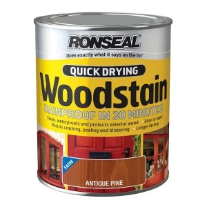 Image of Ronseal Quick Drying Woodstain 750ml