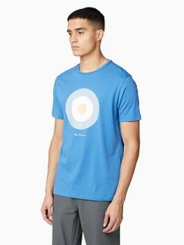Image of Ben Sherman Signature Target T-Shirt - Blue, Size S, Men