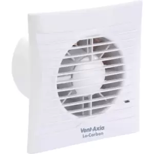 image of Vent-Axia Silhouette 150X Axial Bathroom, Kitchen and Toilet Fan - 454059