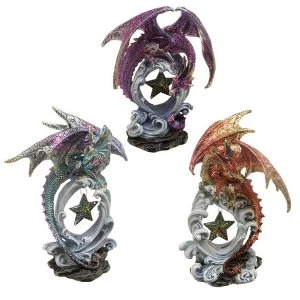 image of Wish Upon a Star Fantasy Nightmare Dragon Figurine (1 Random Supplied)