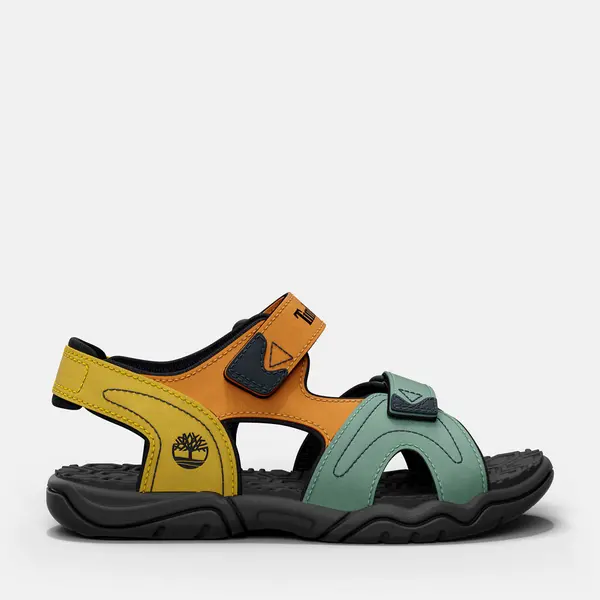 Image of Timberland Adventure Seeker Sandal For Toddler In Orange Orange Kids, Size 11