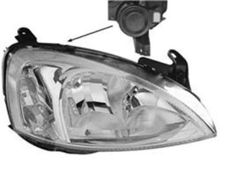 Image of VAN WEZEL Headlight VAN WEZEL 3779962