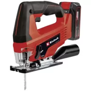 Image of Einhell TC-JS 18 Li (1x2,5 Ah) Cordless jigsaw 4321228 incl. case, incl. charger, incl. rechargeables 18 V 2.5 Ah