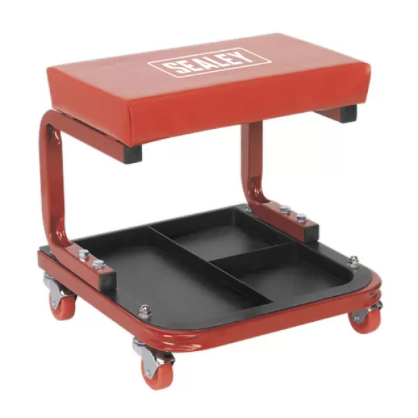 Image of Genuine SEALEY SCR9 Mechanic's Utility Seat Deluxe