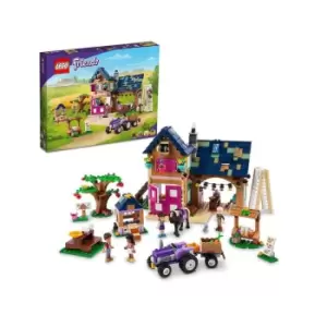 image of LEGO Friends: Organic Farm House Toy with Horse Stable (41721)