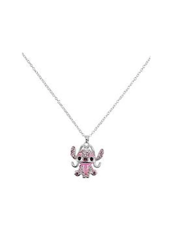 Image of Disney Angel Stone Set Anhanger Halskette One Size Messing/Base kein Edelstein Einheitsgroße Messing/Basis kein Edelstein One Size Messing / S