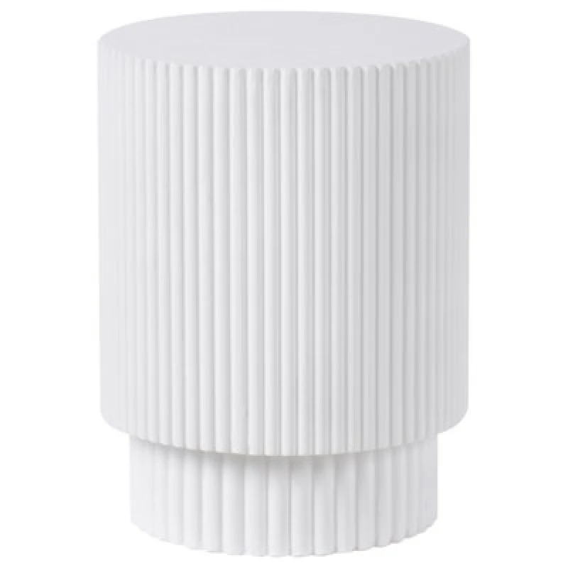 Image of Beliani Side Table Biccari 38cm 38cm White