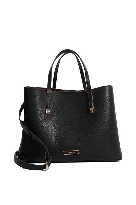 Image of Dune London 'Dorry' Tote Bag Black female