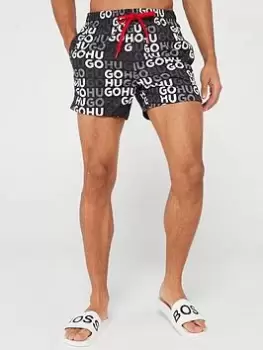 image of HUGO Fame Swimshort, Black, Size 2XL, Men