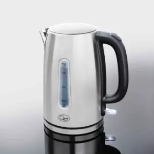 image of Quest 35349 1.7L 3000W Rapid Boil Full Kettle - Stainless Steel