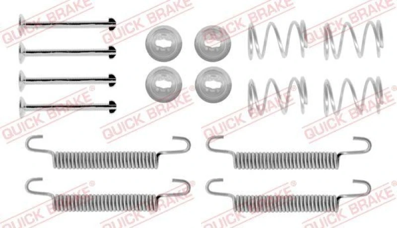 Image of QUICK BRAKE Brake shoe fitting kit QUICK BRAKE 105-0791
