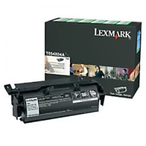 Lexmark T654X04E Black Laser Toner Ink Cartridge