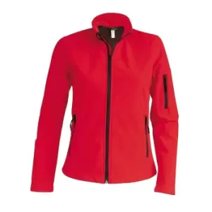 Image of Kariban Womens/Ladies Soft Shell Jacket (S) (Red)