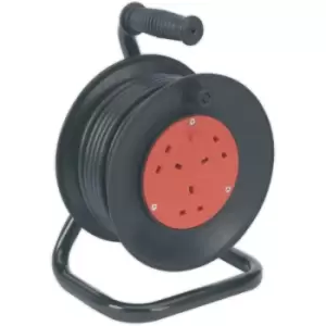 image of BCR153T Cable Reel 15m 4 x 230V Thermal Trip - Sealey