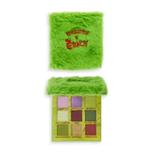 Image of The Grinch x Makeup Revolution Mean One Eyeshadow Palette