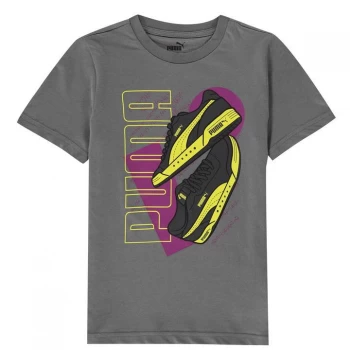 image of Puma Sneakers T Shirt Junior Boys - Castlerock