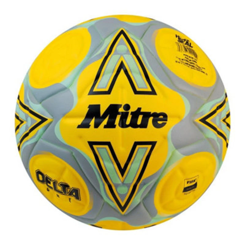 Image of Mitre Delta One 2024 Football Fluorescent Yellow (5)