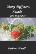 Image of many different salads