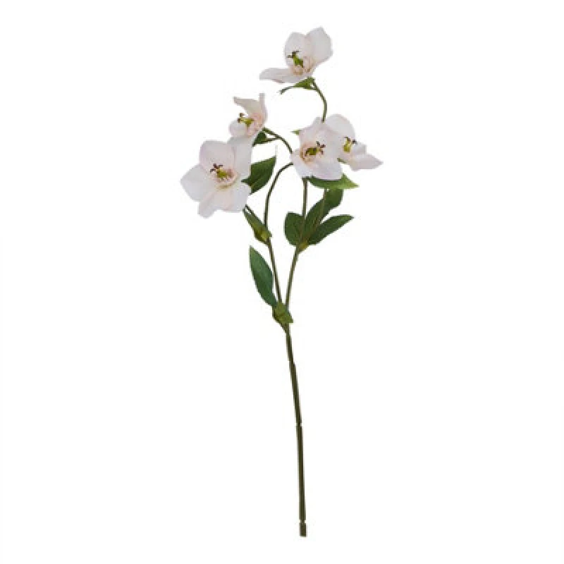 Image of Hill Interiors The Natural Garden Collection Hellebore Artificial Flower Pale Apricot (One Size)