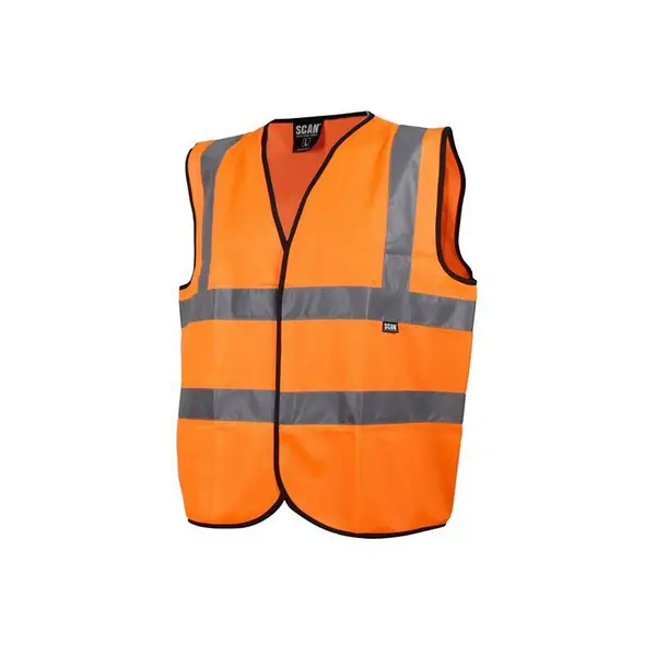 Image of Scan Hi Vis Waistcoat SCAHVWXXXLO Colour: Orange
