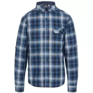 Image of Trespass Mens Shougle Shirt (XXS) (Navy Check)