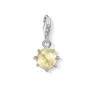 Image of THOMAS SABO Silver Lemon Quartz November Birthstone Charm